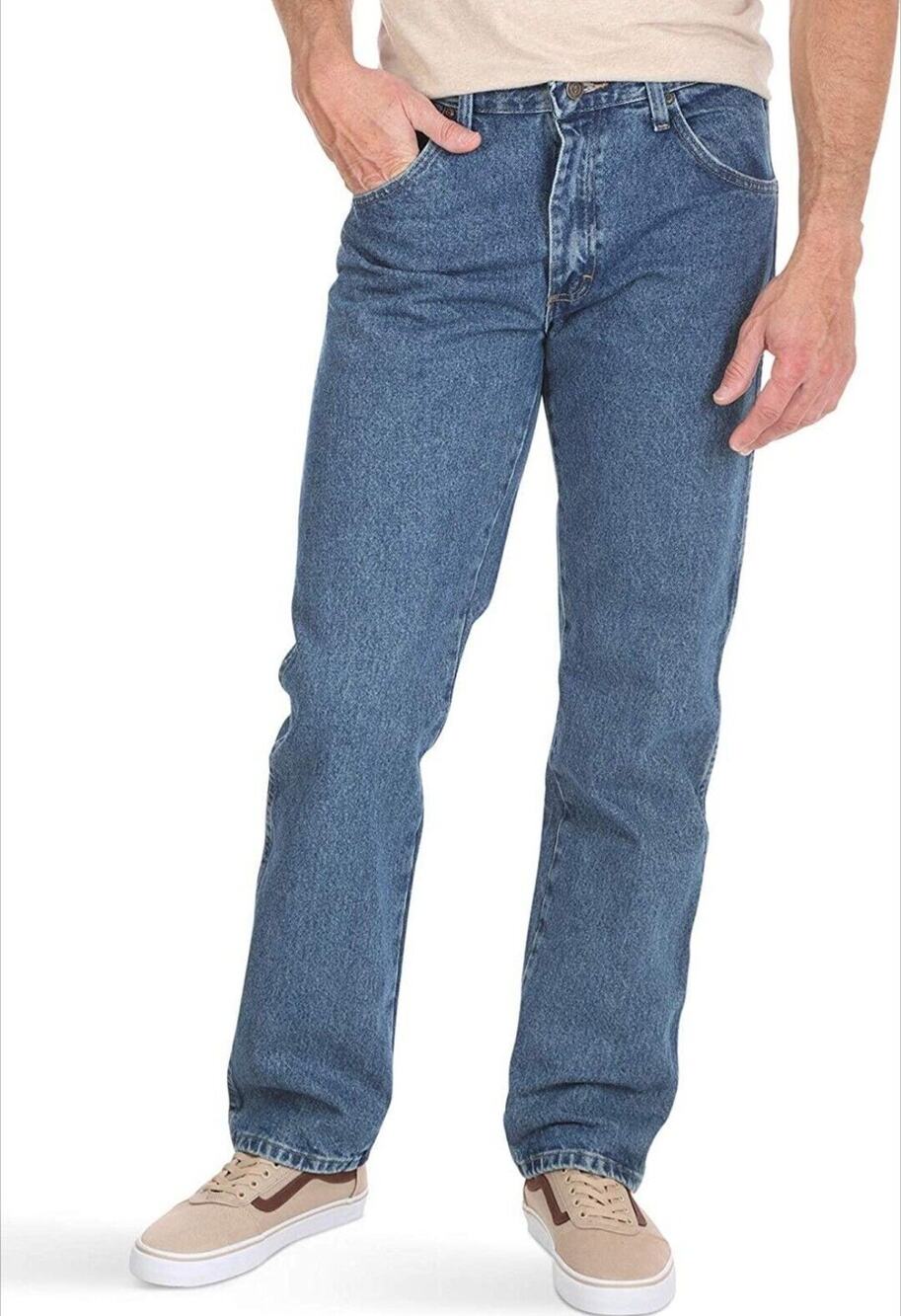 Wrangler Denim Men's Light Blue Jeans Size 40x30 Pants Rn 130273
